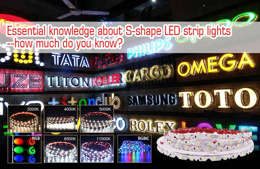 Striscia LED a forma di S | Illuminazione Curve & Zig-Zag